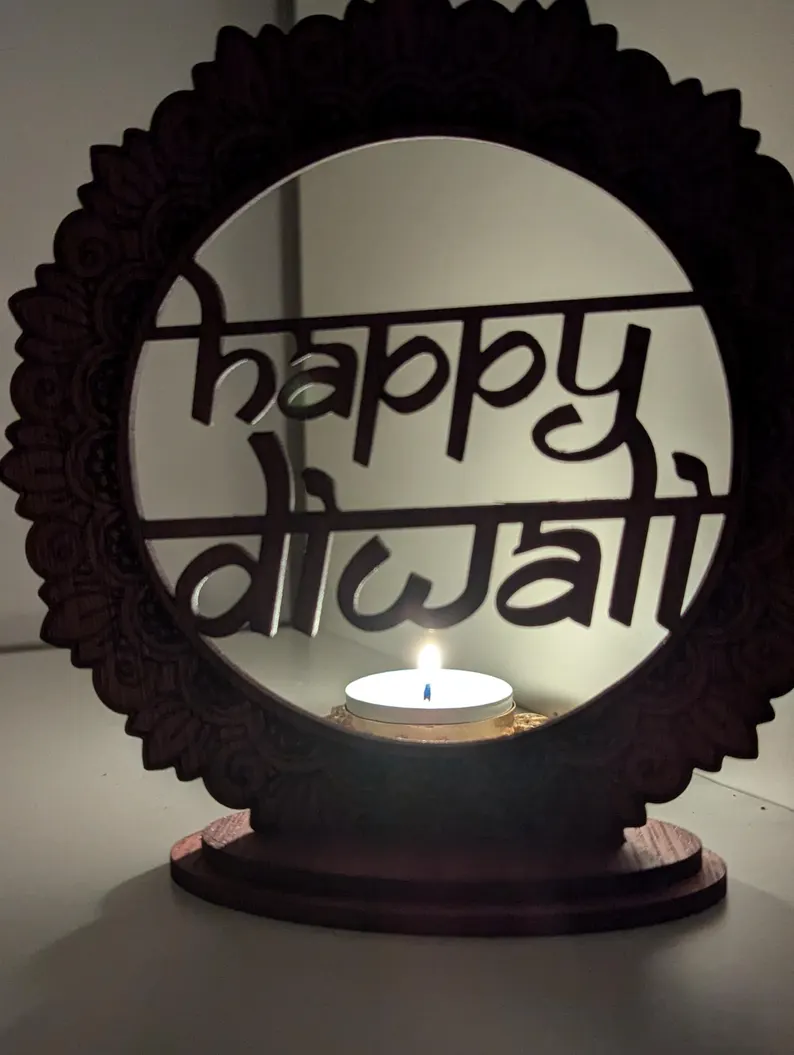 Festive Diya Stand