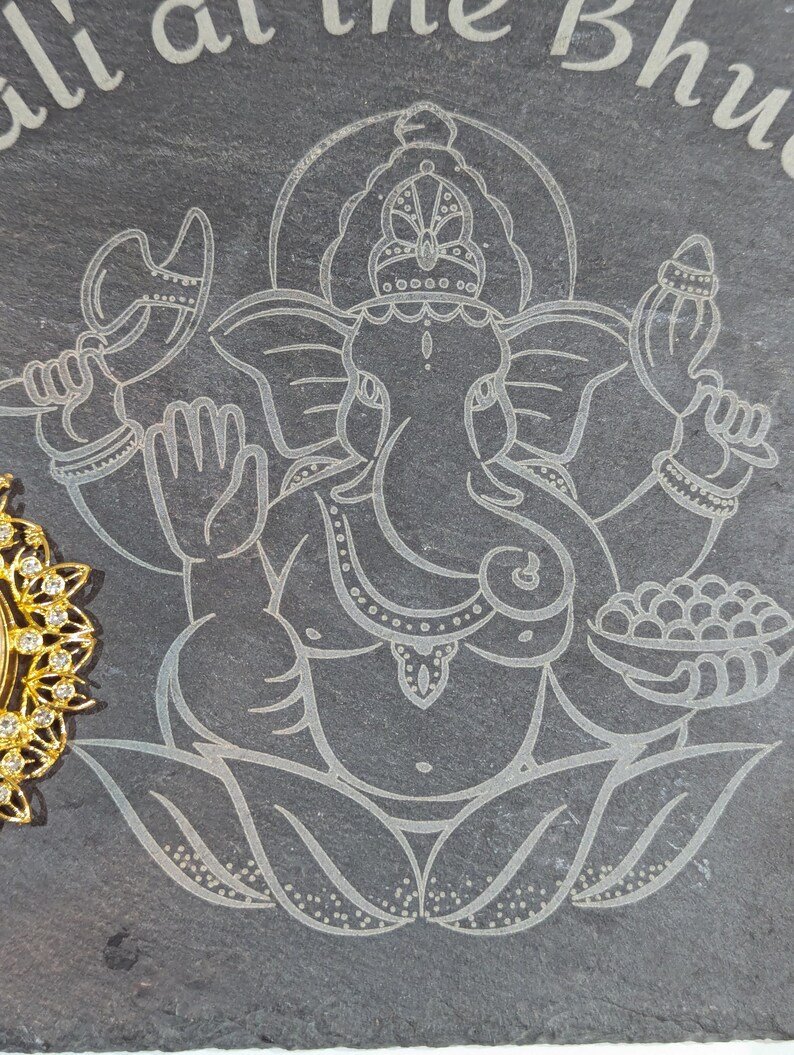 Personalised Diwali Ganesh Slate
