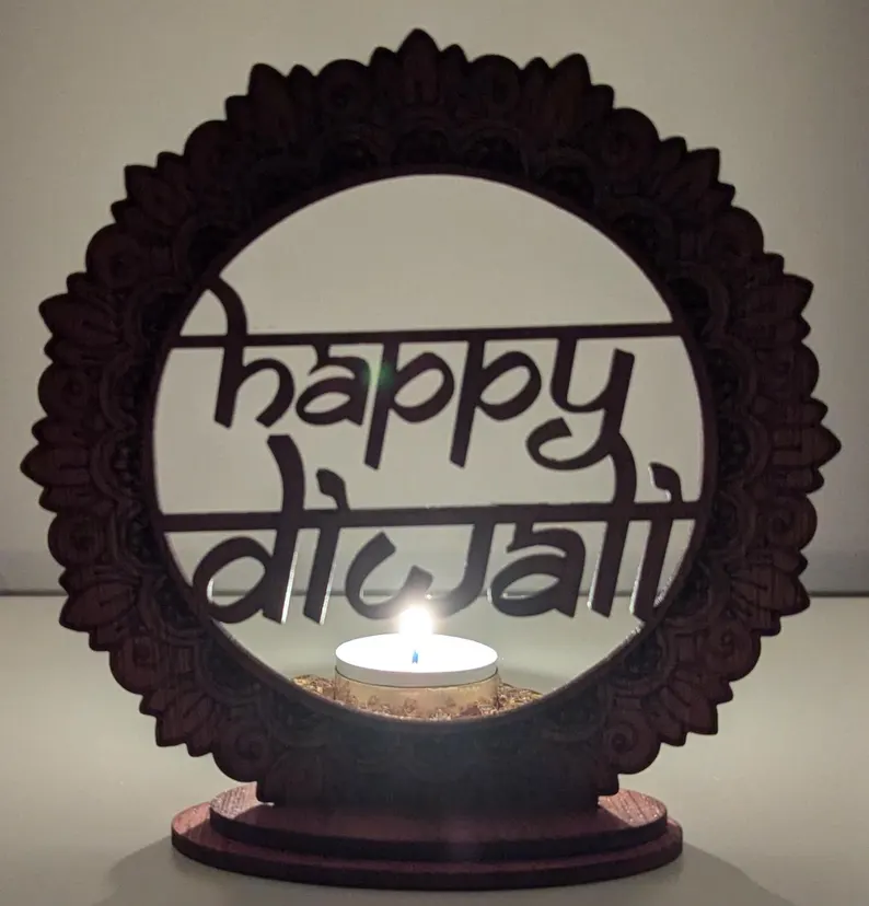 Festive Diya Stand