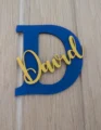Personalised Wooden Name & Letter