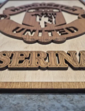 3D Football Name Plaque